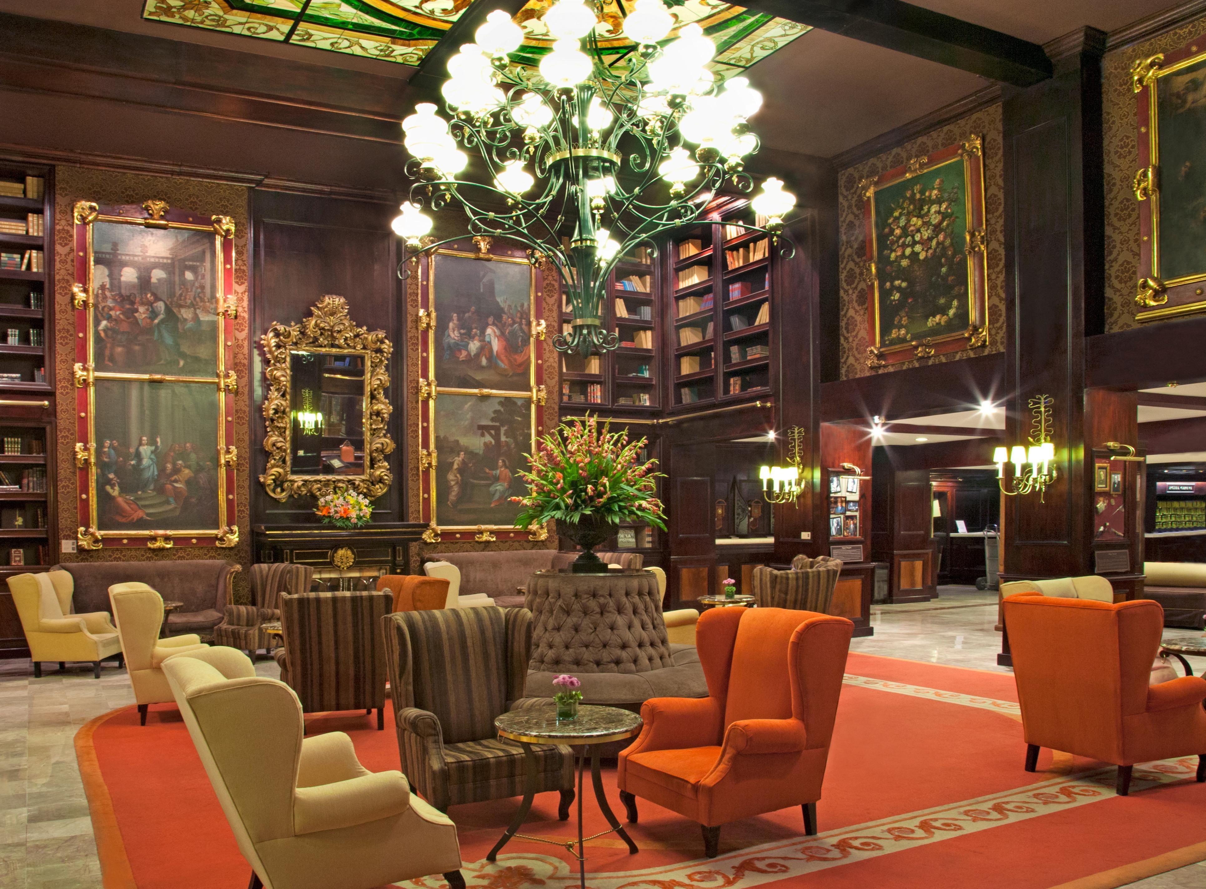 فندق جنيف مدينة مكسيكو المظهر الخارجي الصورة The lobby of the Hotel Carlton